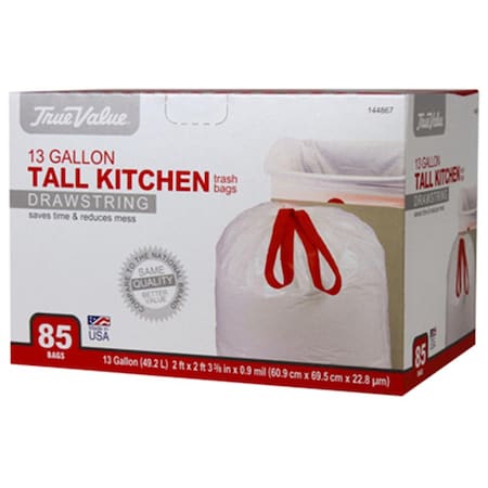 Berry Plastics True Value 13 Gallon Trash Bag, 85PK BE577722